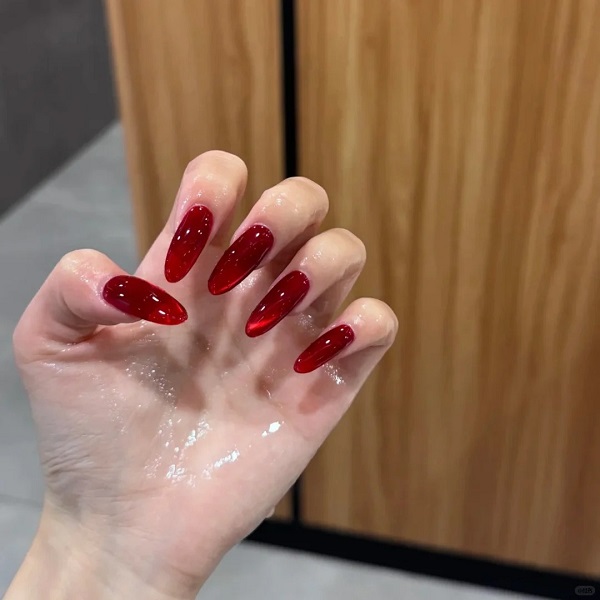 nail mắt mèo đỏ 28