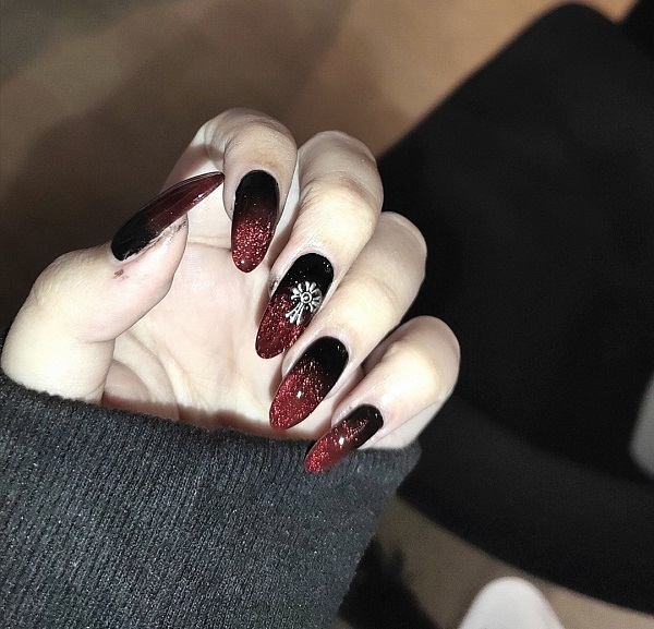 nail mắt mèo đỏ 3
