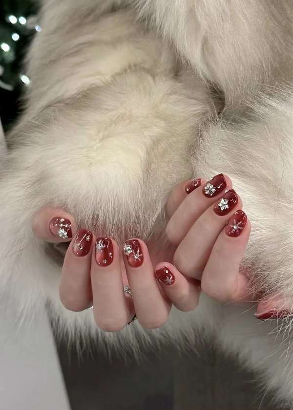nail mắt mèo đỏ 30