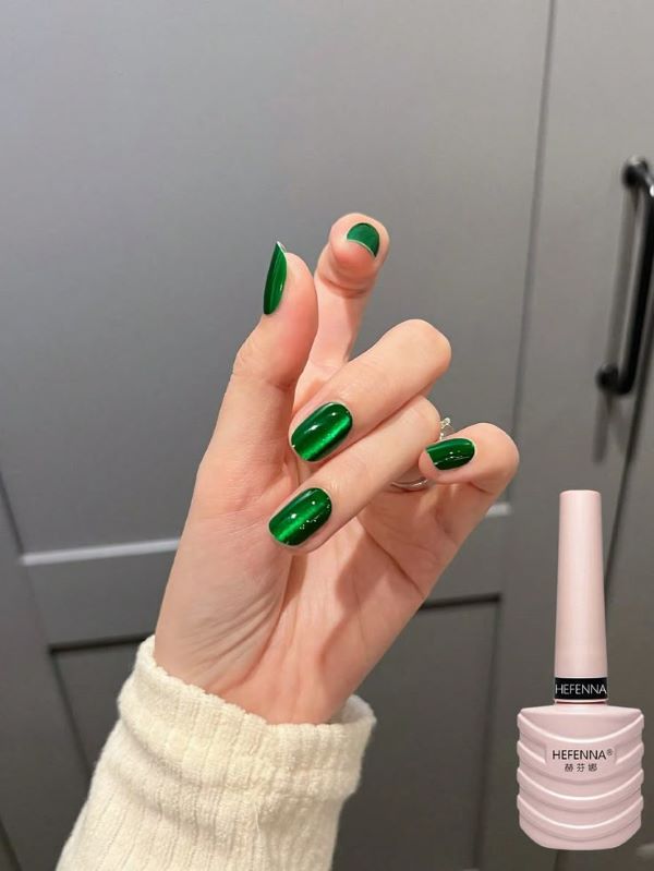 nail màu xanh ngọc 12