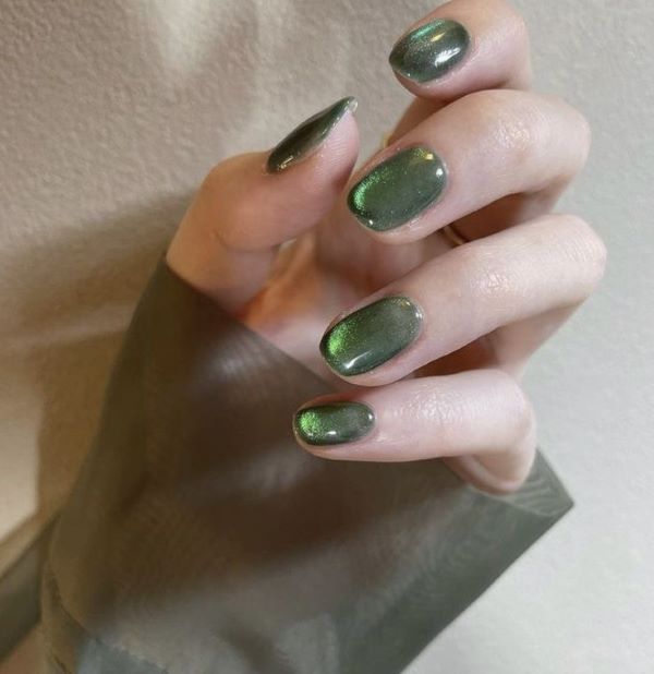 nail màu xanh ngọc 24