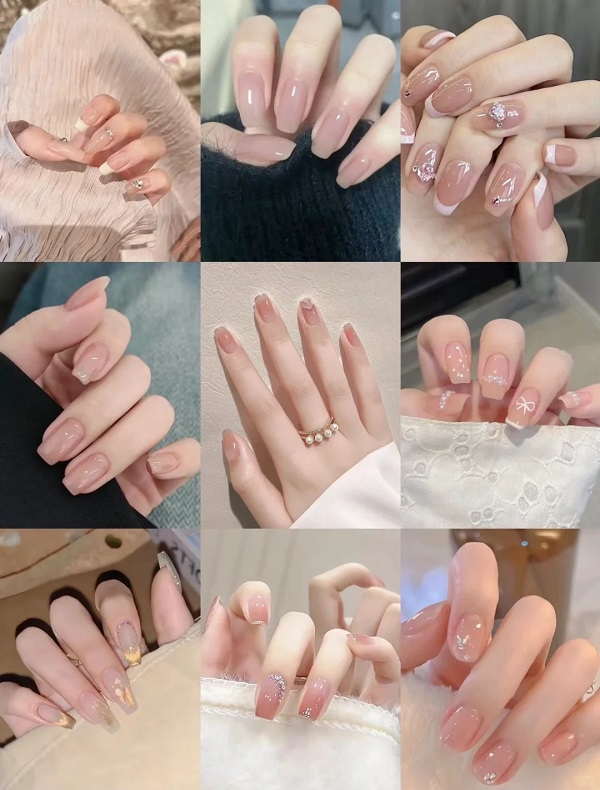 nail vuông ngắn 22