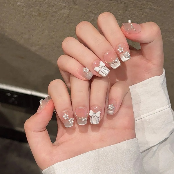 nail vuông ngắn 6