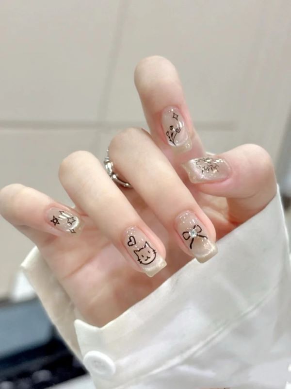 nail mèo cute 11