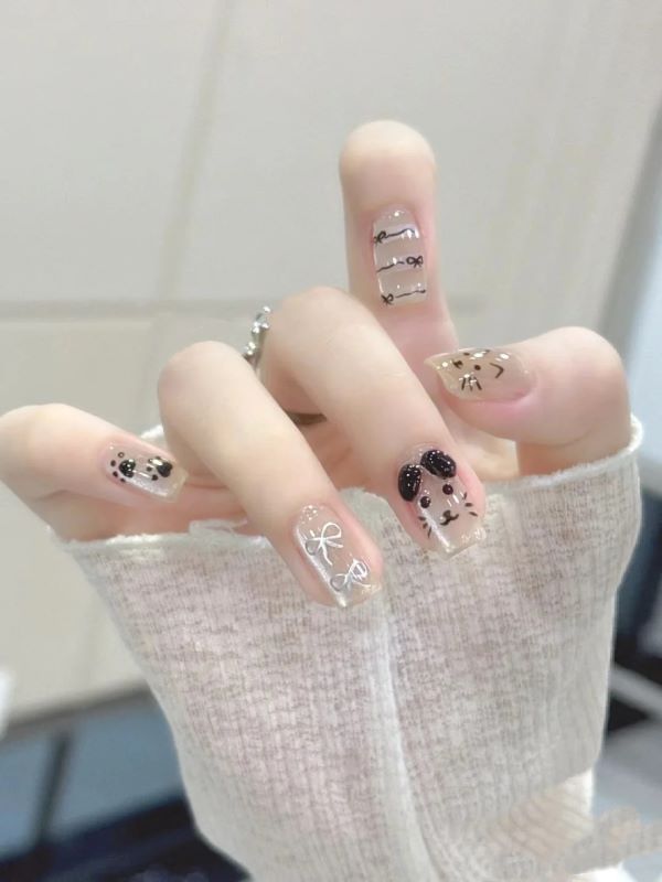 nail mèo cute 12
