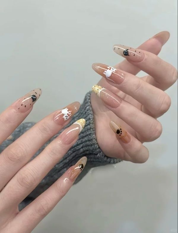 nail mèo cute 16