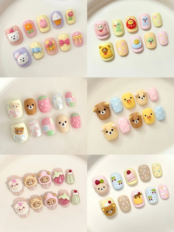 mẫu nail hoạt hình 13