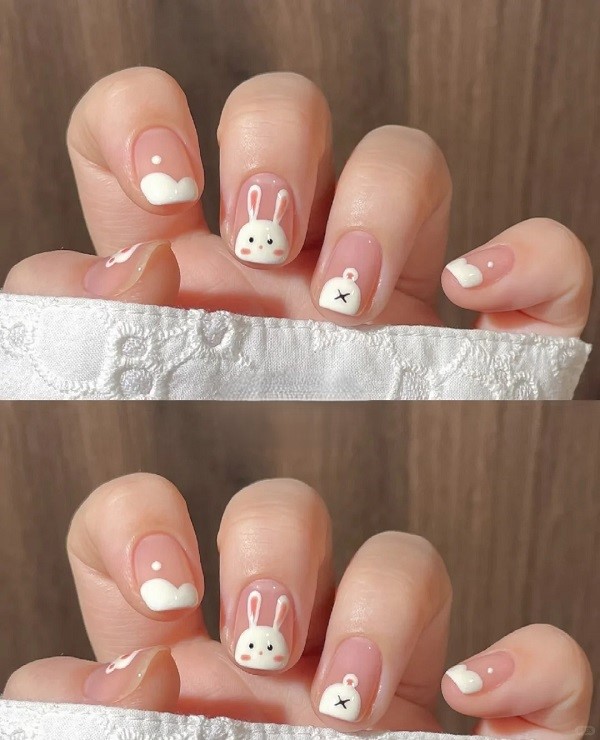 mẫu nail hoạt hình 9