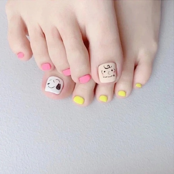 nail chân cho bé gái 11