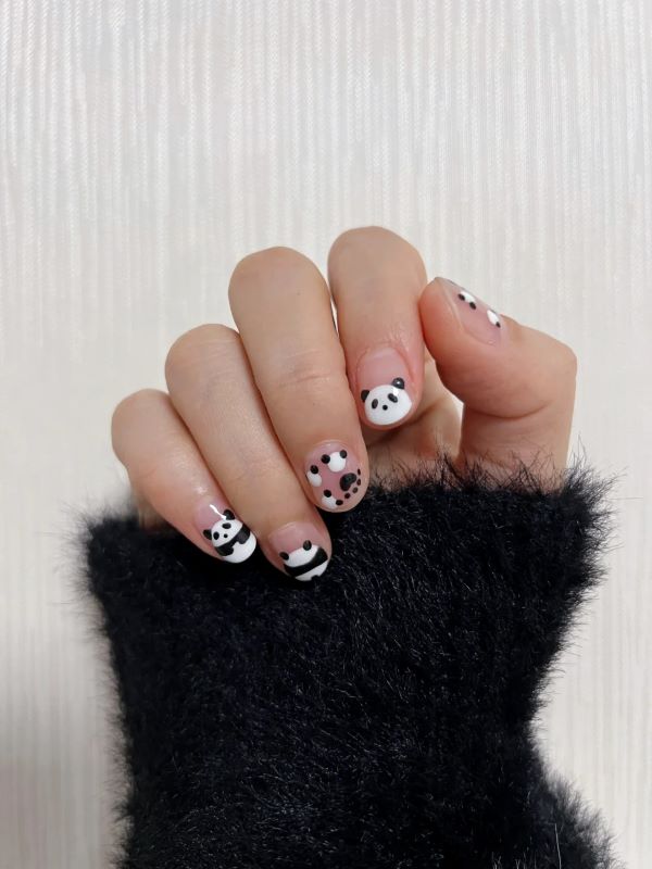 nail gấu trúc 1