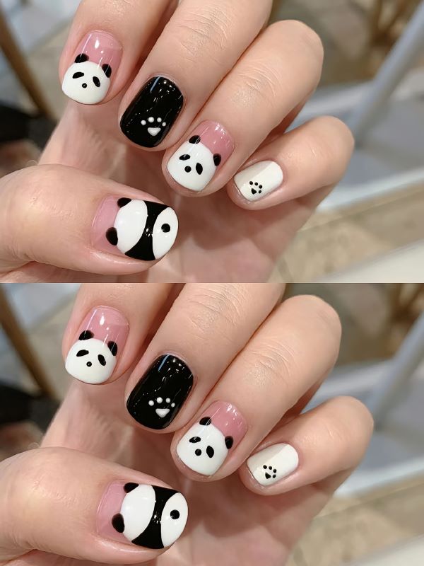 nail gấu trúc 10
