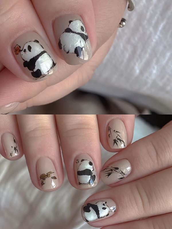 nail gấu trúc 11