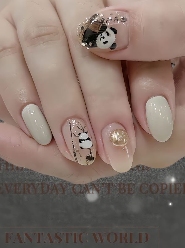 nail gấu trúc 16