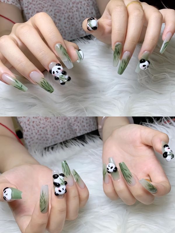 nail gấu trúc 19