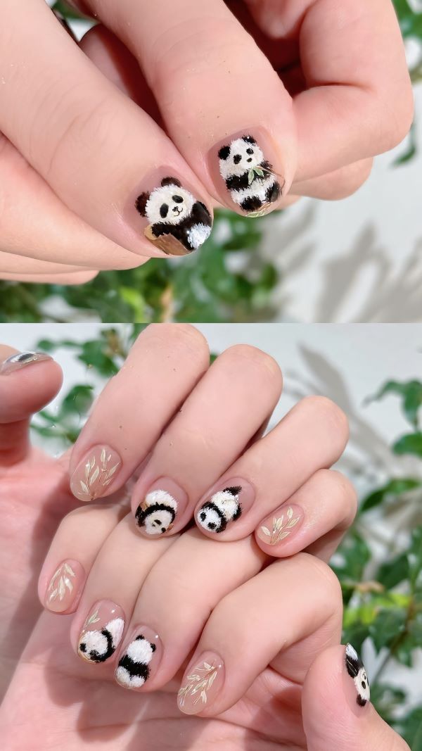 nail gấu trúc 20