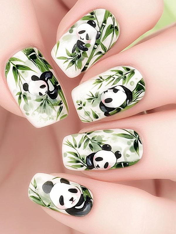 nail gấu trúc 25