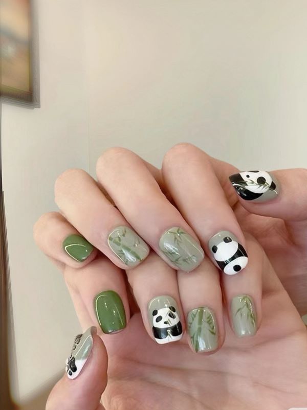 nail gấu trúc 4