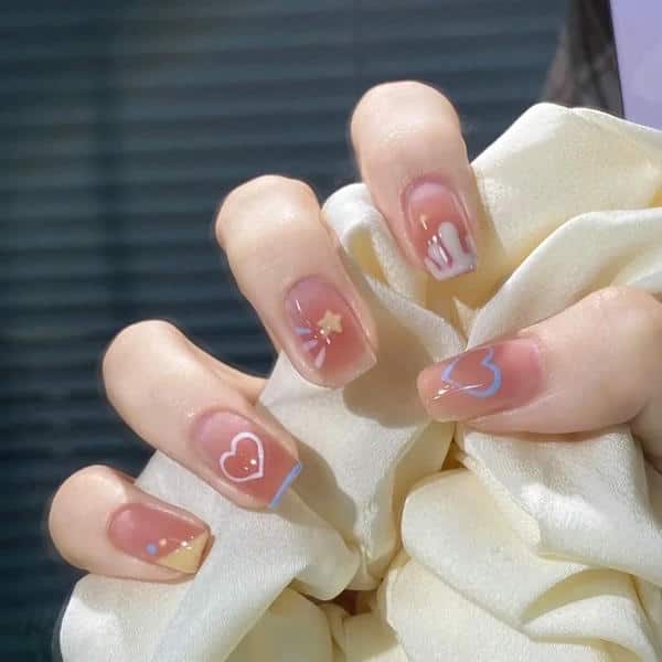 nail hình trái tim 13
