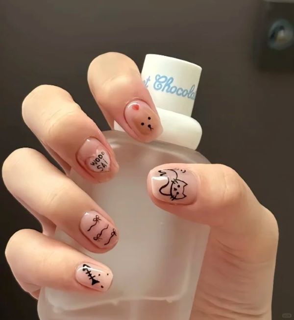 nail mèo cute 13