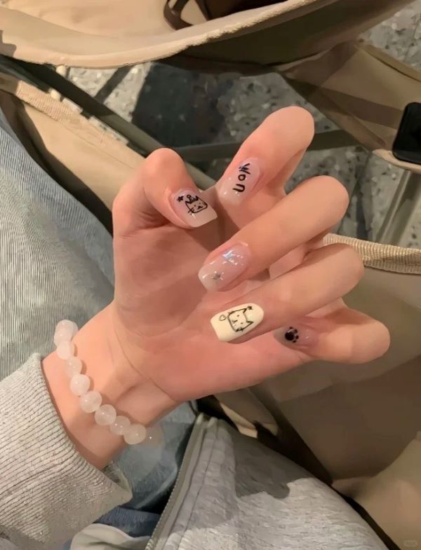 nail mèo cute 14