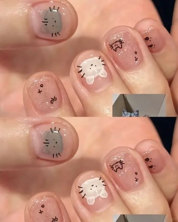 nail mèo cute 15