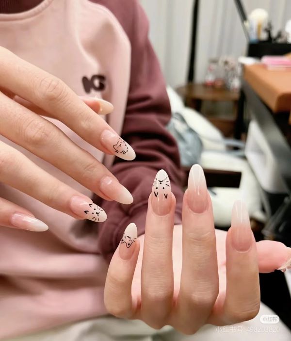 nail mèo cute 16
