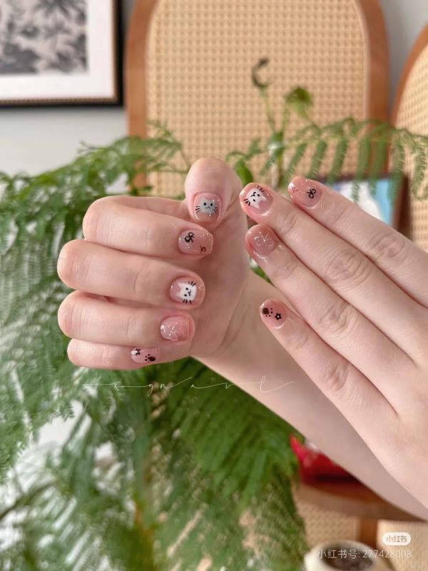 nail mèo cute 17