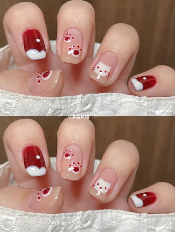 nail mèo cute 21