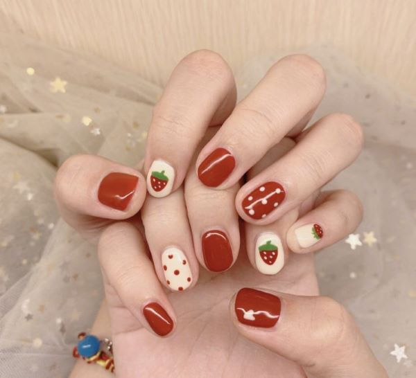 nail quả dâu 12