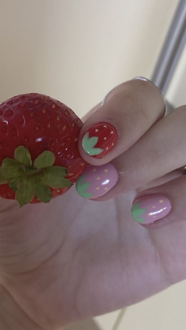 nail quả dâu 16