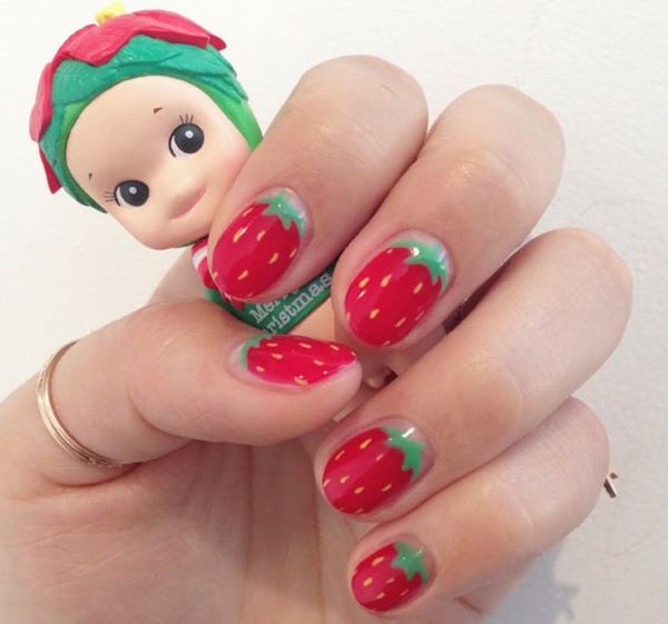 nail quả dâu 18