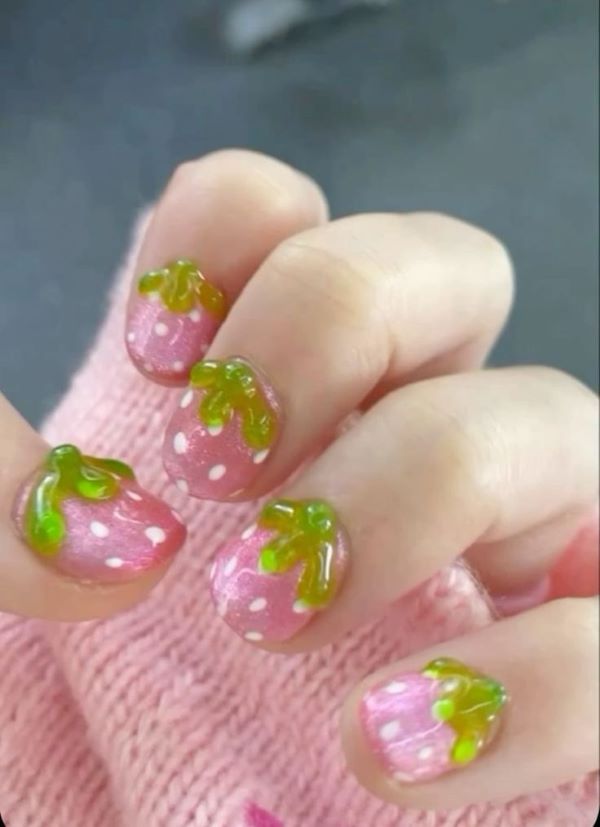 nail quả dâu 19