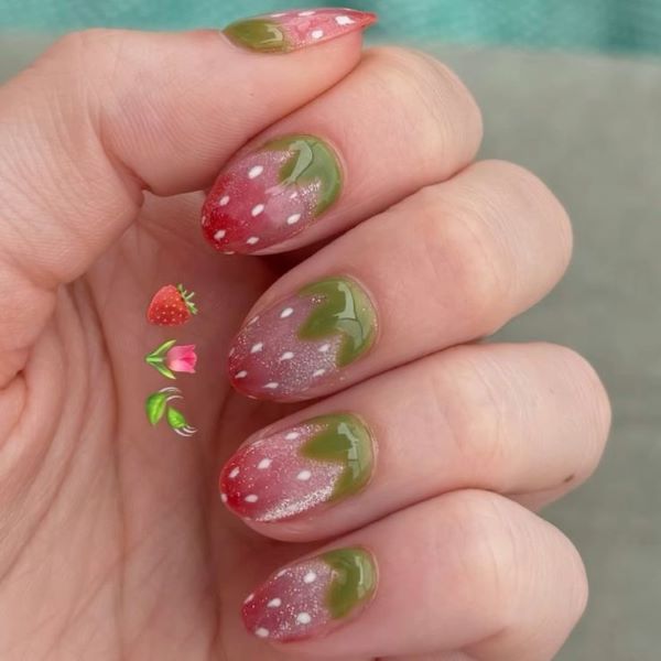 nail quả dâu 20
