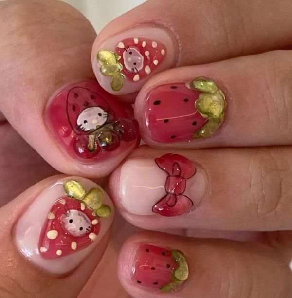 nail quả dâu 21