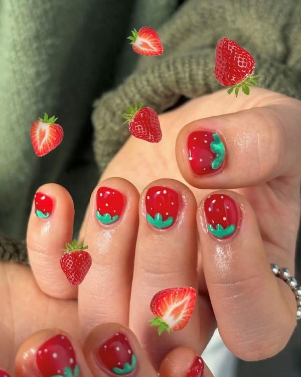 nail quả dâu 22