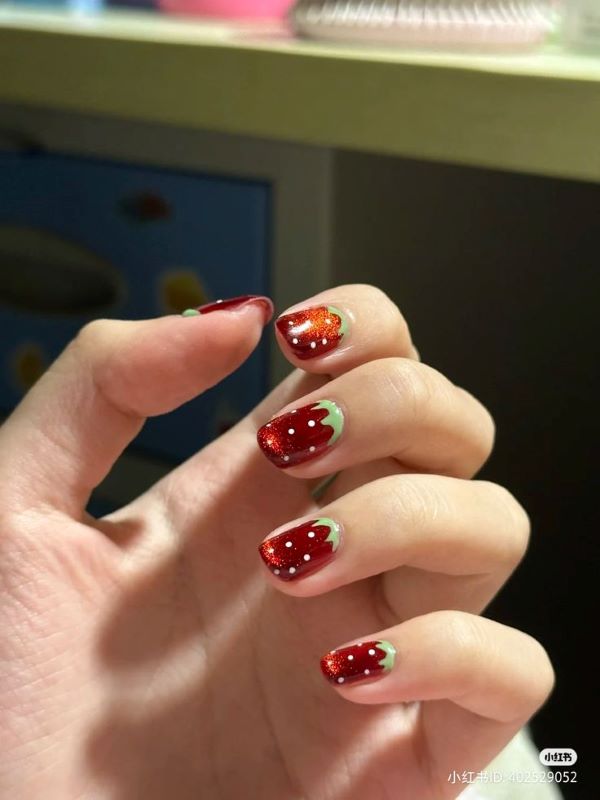 nail quả dâu 23