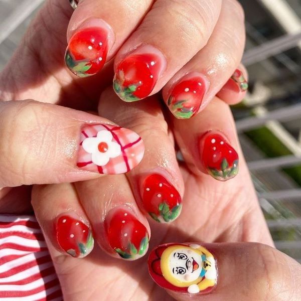 nail quả dâu 26