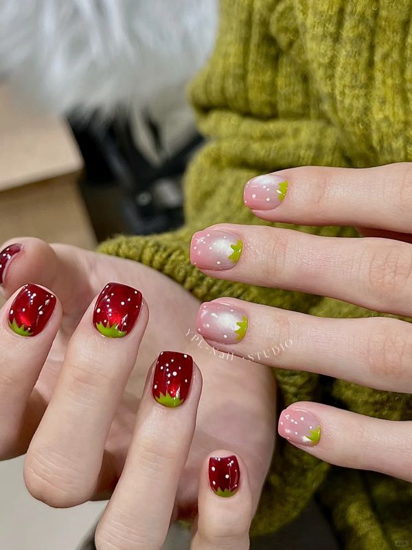 nail quả dâu 8