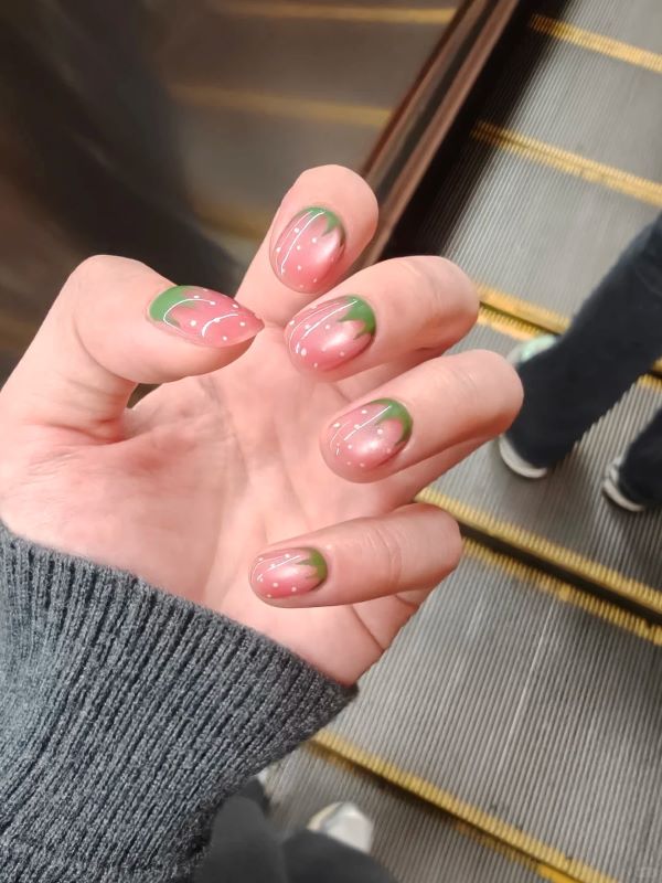 nail quả dâu 9