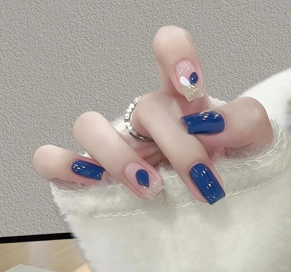 nail xanh coban 17
