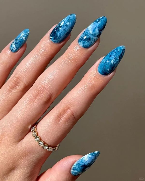 nail xanh coban 20