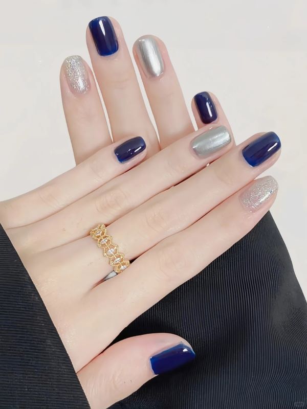 nail xanh coban 26