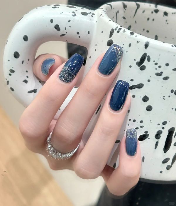 nail xanh coban 28