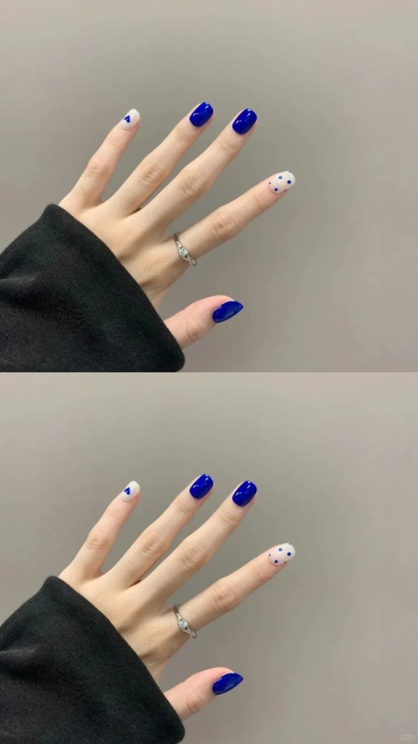 nail xanh coban 7