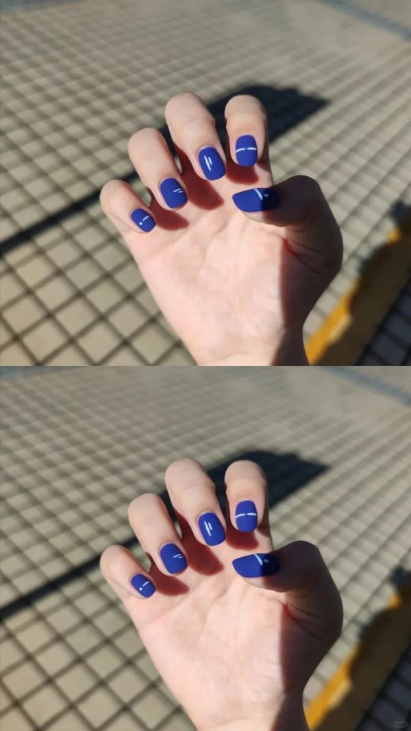 nail xanh coban 9