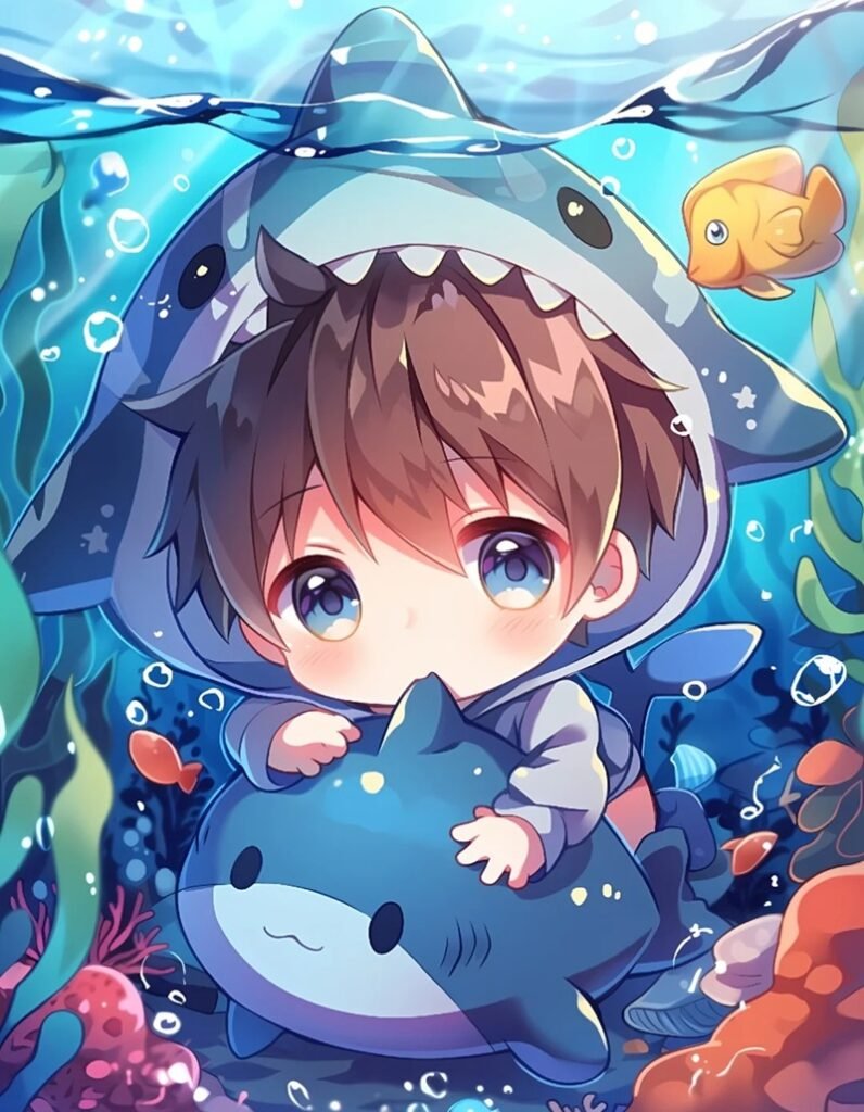 ảnh anime chibi nam