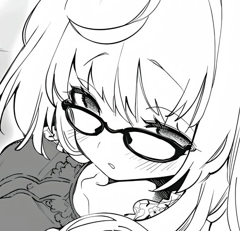 ảnh anime đen trắng 13