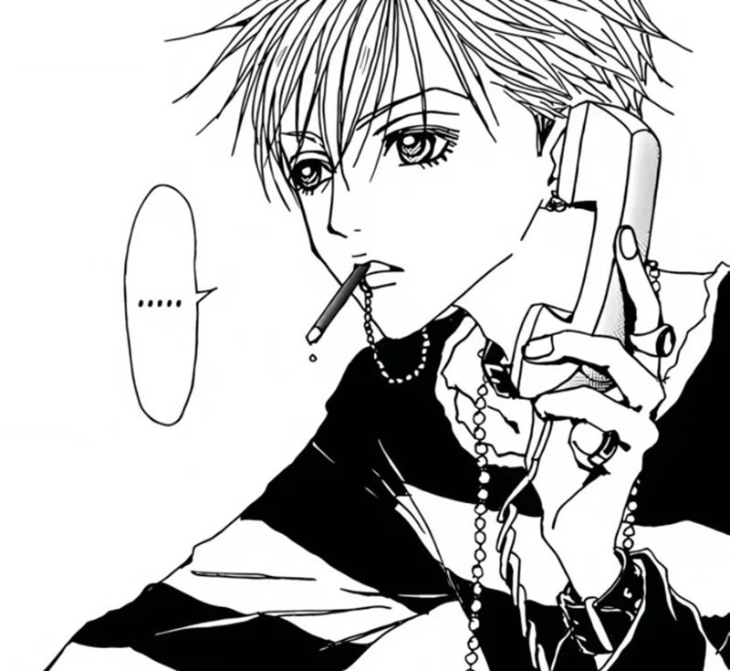 ảnh anime đen trắng 14