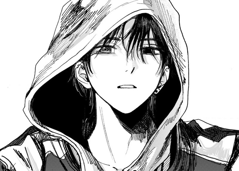 ảnh anime đen trắng 30