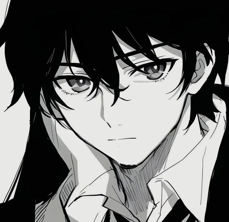 ảnh anime đen trắng 36